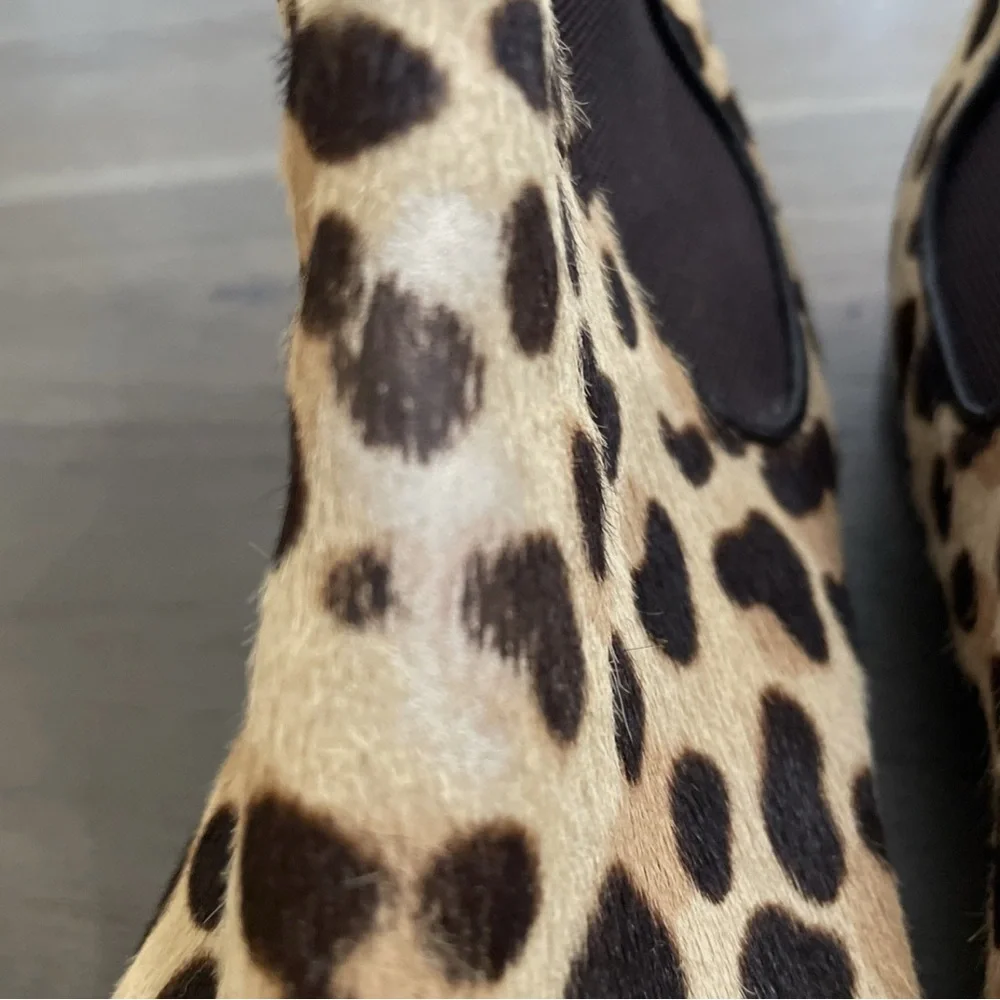 Tory Burch Leopard Print Ankle Booties - Picture 7 of 7